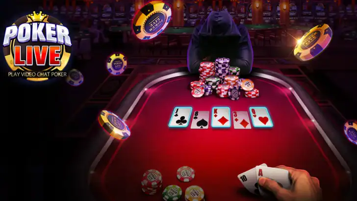 Poker Live: Texas Holdem Game feature graphic