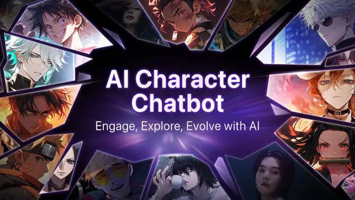PolyBuzz: Chat with AI Friends feature graphic