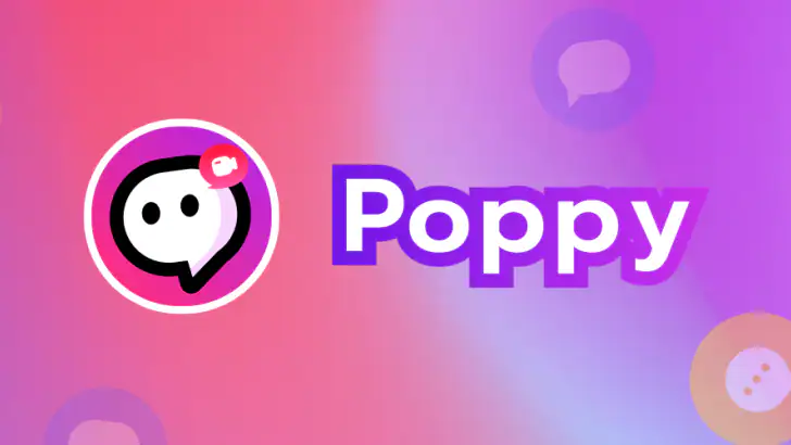 Poppy - Live Video Chat feature graphic