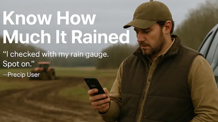 Precip – Rain, Snow & Weather feature graphic