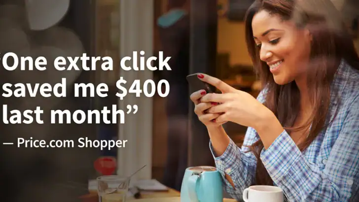 Price.com: Deals & Cash Back feature graphic
