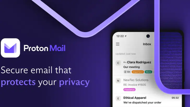 Proton Mail: Encrypted Email feature graphic