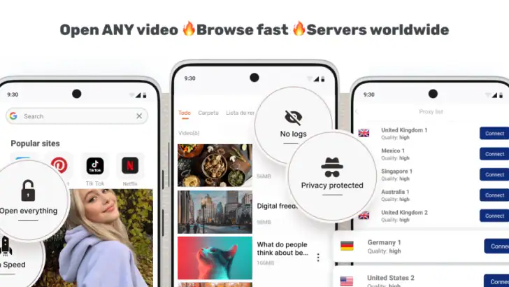 Proxy Browser feature graphic