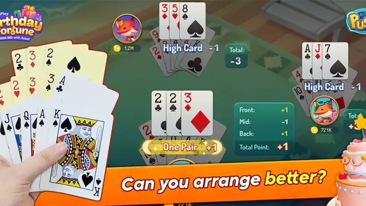Pusoy ZingPlay - 13 cards game feature graphic