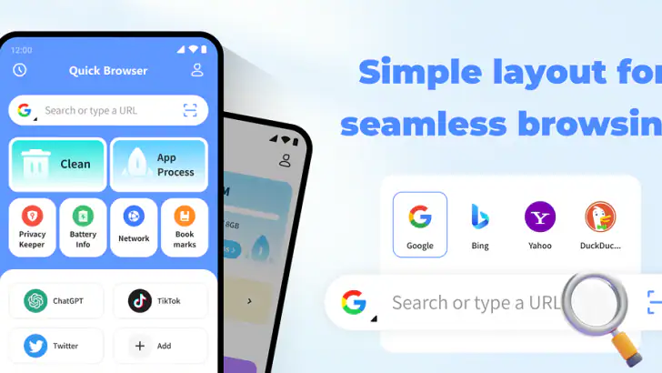 Quick Browser feature graphic