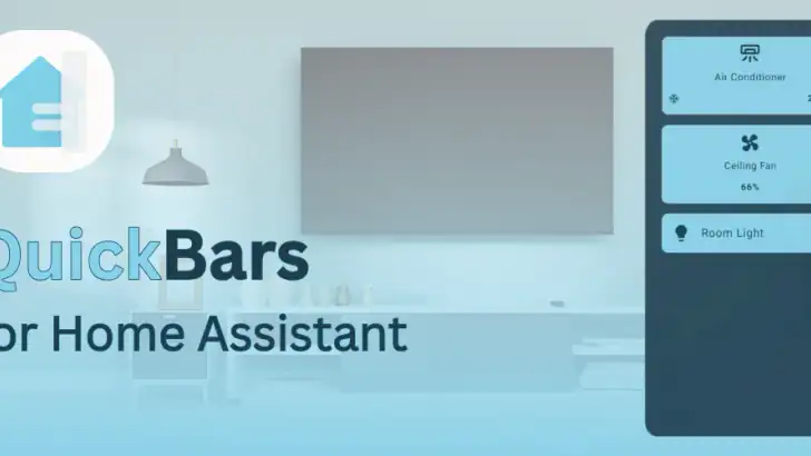 QuickBars for Home Assistant feature graphic