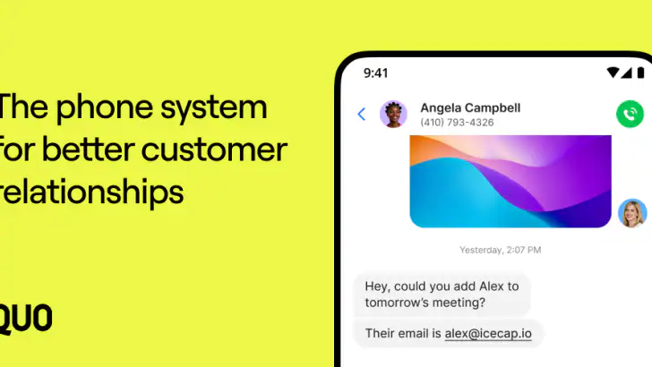 Quo (formerly OpenPhone) feature graphic