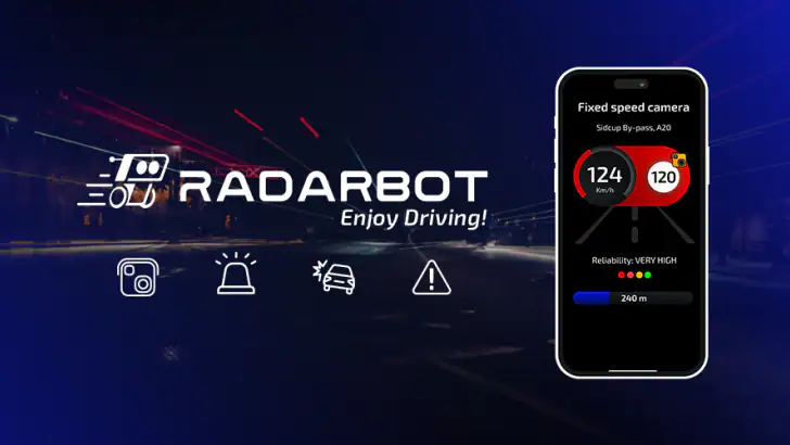 Radarbot: Radar Detector, GPS feature graphic