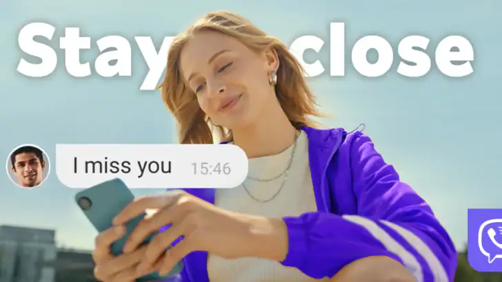 Rakuten Viber Messenger feature graphic
