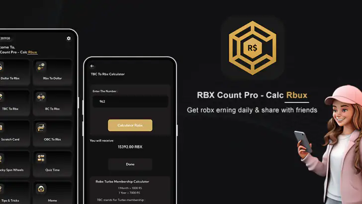 RBX Count Pro - Calc Rbux feature graphic