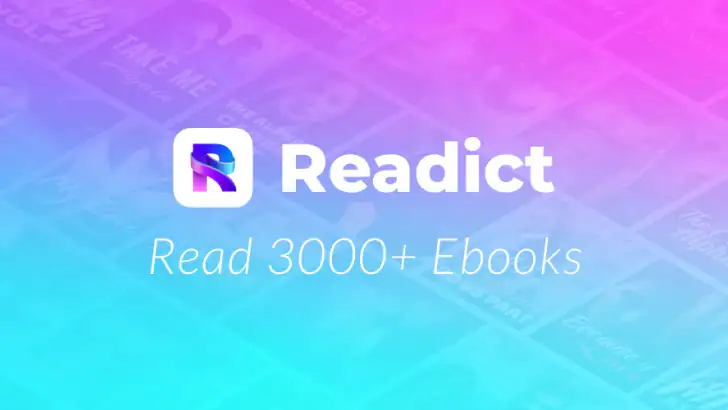 Readict -One Click Away Novels feature graphic