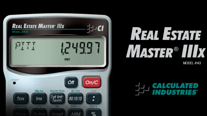 Real Estate Master IIIx Calc feature graphic