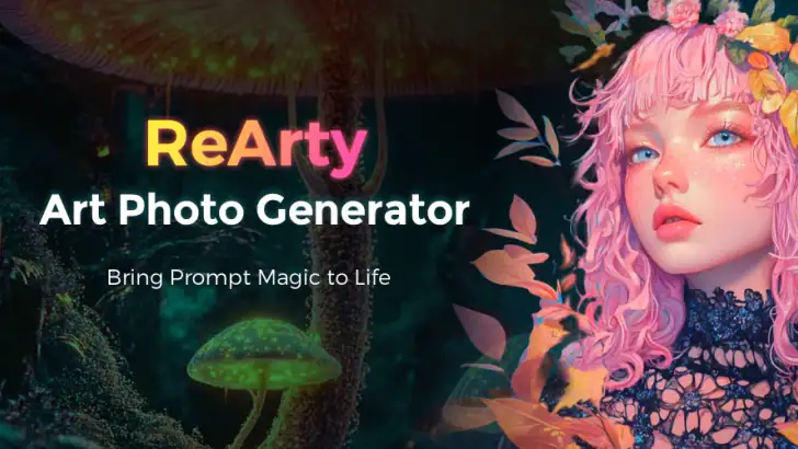 ReArty: AI Photo, Video Maker feature graphic