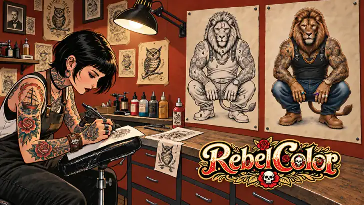 Rebel Color Paint By Number feature graphic