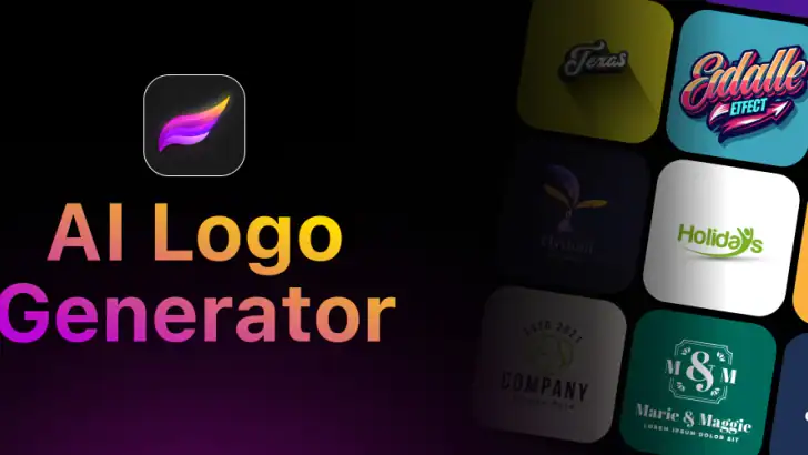 Rebrand - AI Logo Maker feature graphic