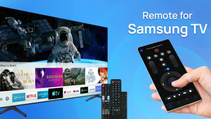 Remote For Samsung Smart TV feature graphic
