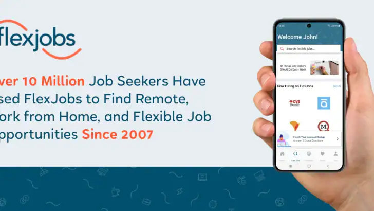 Remote Jobs Search - FlexJobs feature graphic