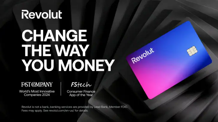 Revolut: Spend, Save, Trade feature graphic