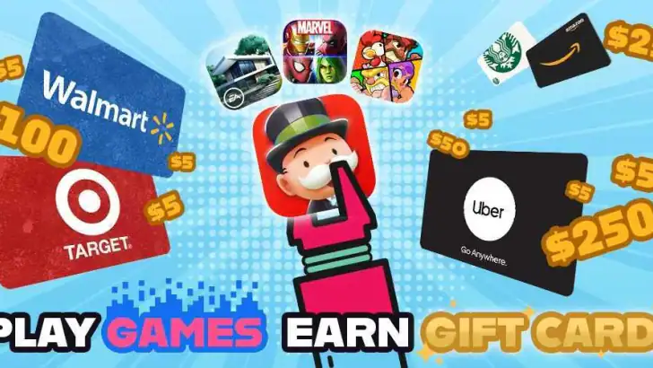 Rewarded Play: Earn Gift Cards feature graphic