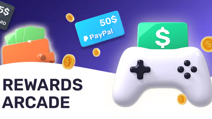 Rewards Arcade: Earn Cash feature graphic