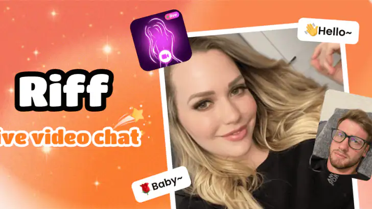 Riff-Video Chat & Make Friends feature graphic