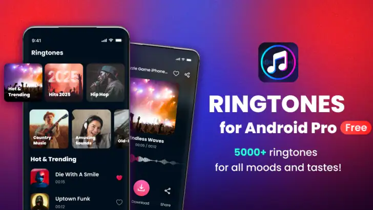 Ringtones for Android Phone feature graphic
