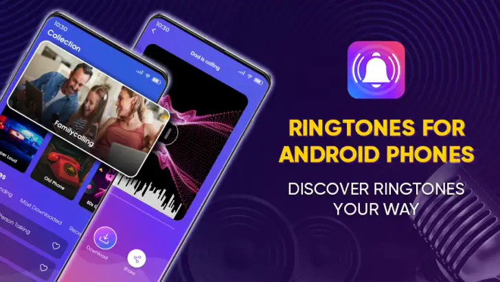 Ringtones for android phones feature graphic