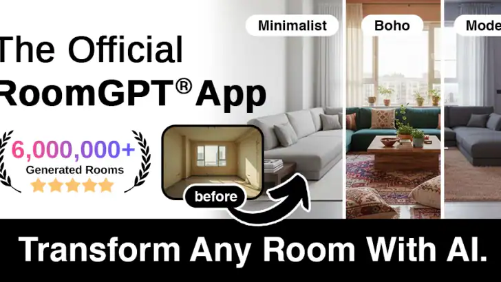 RoomGPT AI - Interior Design feature graphic