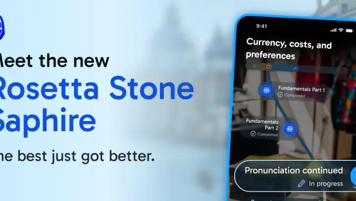 Rosetta Stone Sapphire feature graphic