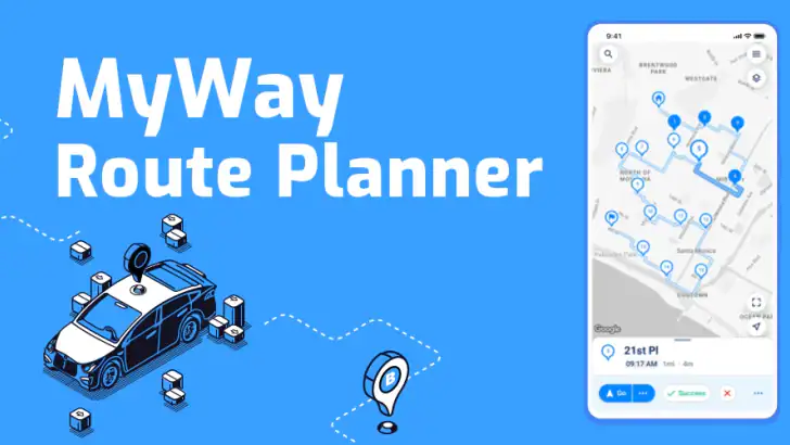 Route Planner, Delivery, MyWay feature graphic