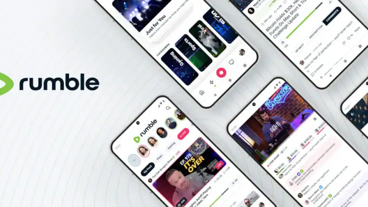 Rumble: Stream & Watch Videos feature graphic