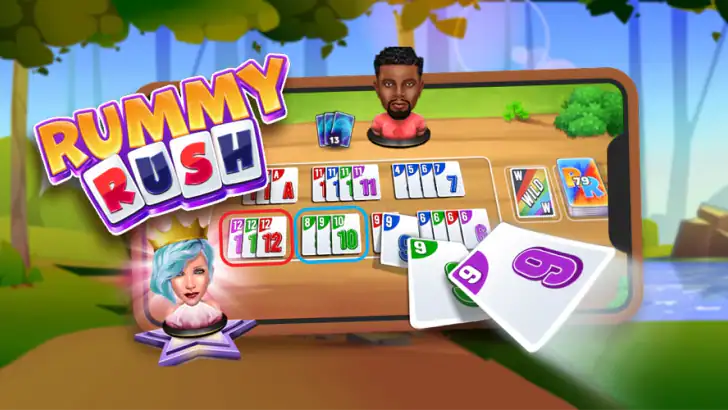 Rummy Rush - Classic Card Game feature graphic