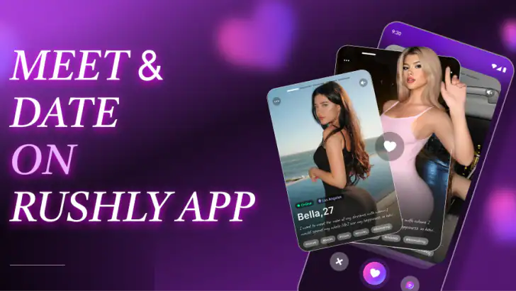 Rushly: Meet & Date feature graphic