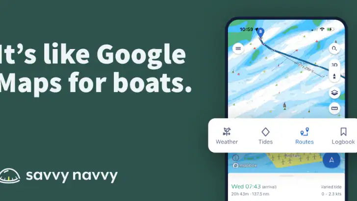 Savvy Navvy Boating Navigation feature graphic