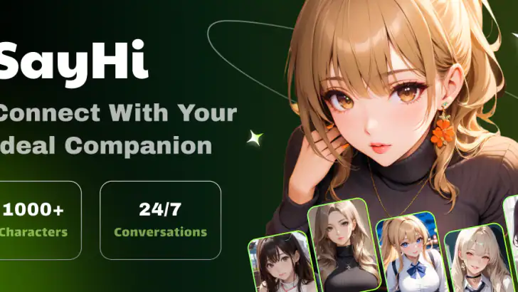 SayHi : Chat Now feature graphic