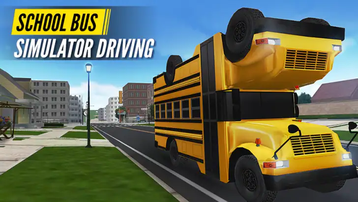 School Bus Simulator Driving feature graphic