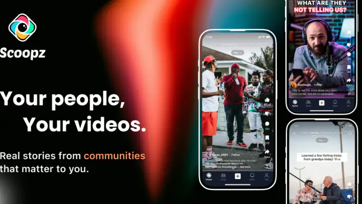 Scoopz: Real Life, Real Videos feature graphic
