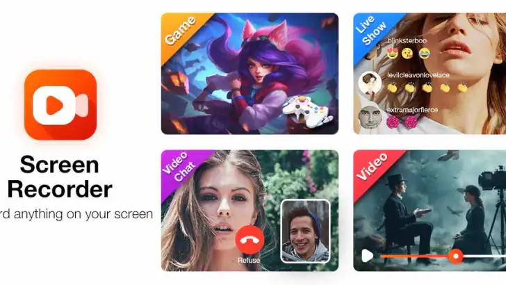 Screen Recorder - Record Video feature graphic
