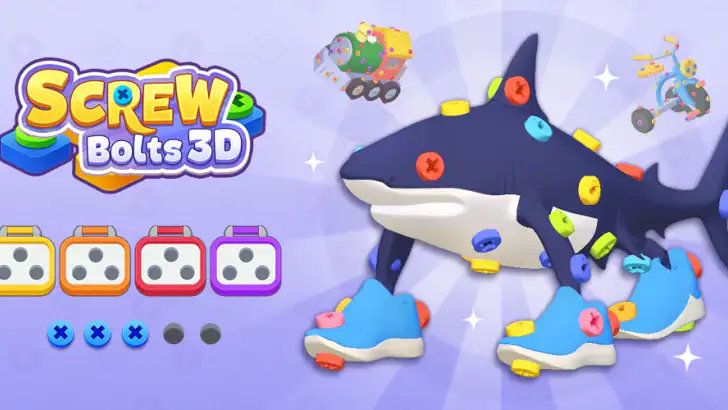 Screw Bolts 3D feature graphic