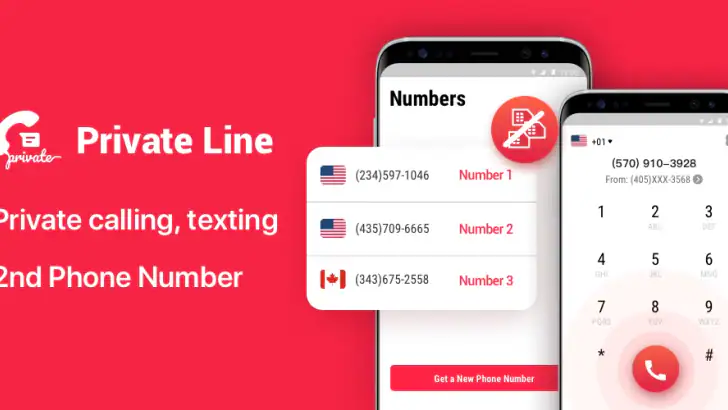 Second Phone Number feature graphic