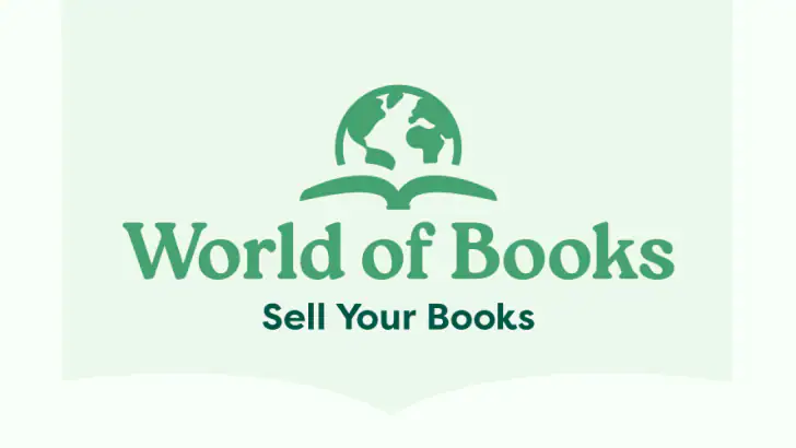 Sell books with World of Books feature graphic