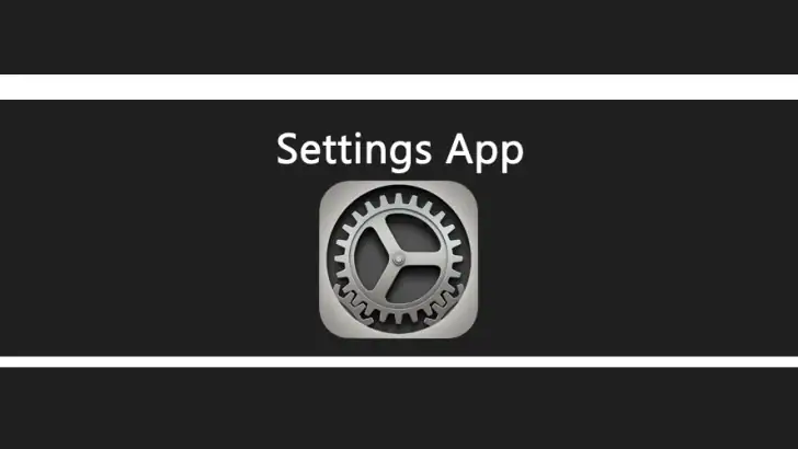 Settings App feature graphic