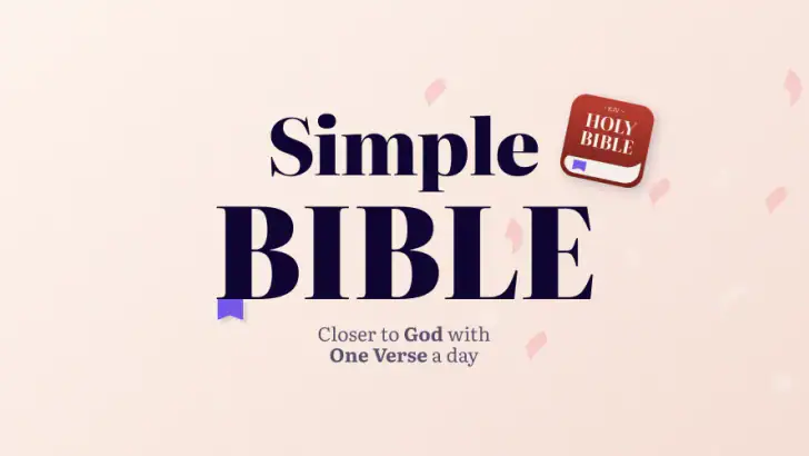 Simple Bible Daily Verse Alarm feature graphic