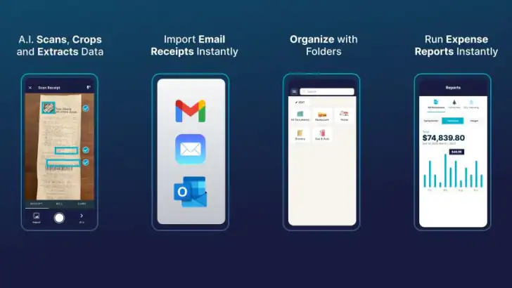 SimplyWise: Receipts, Expenses feature graphic