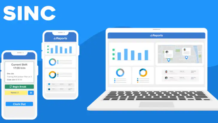 SINC: Employee Time Clock feature graphic