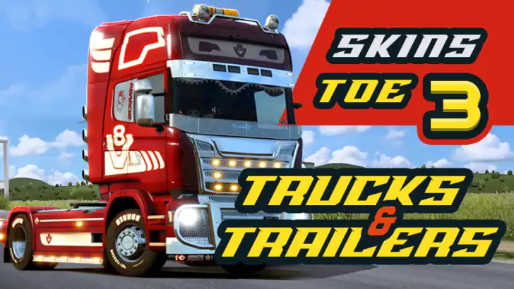 Skins for Truckers of Europe 3 feature graphic