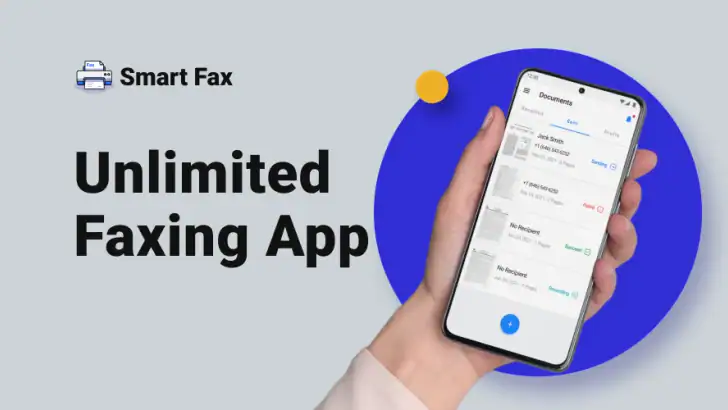 Smart Fax: Send Fax from Phone feature graphic