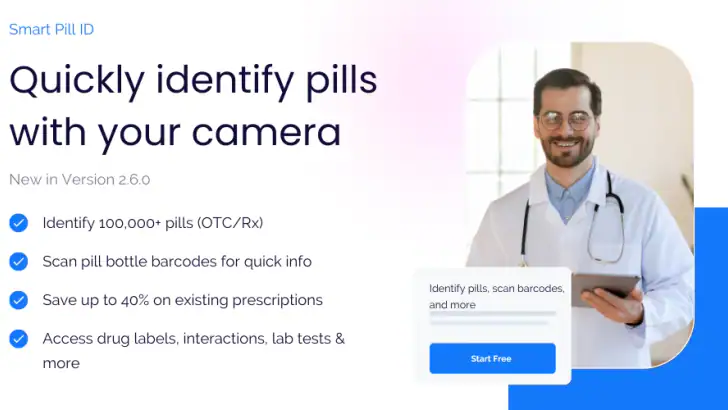Smart Pill Identifier feature graphic