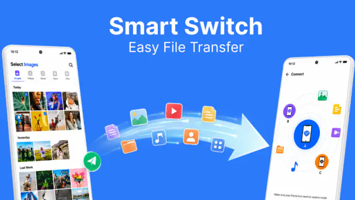 Smart Switch App File Transfer feature graphic