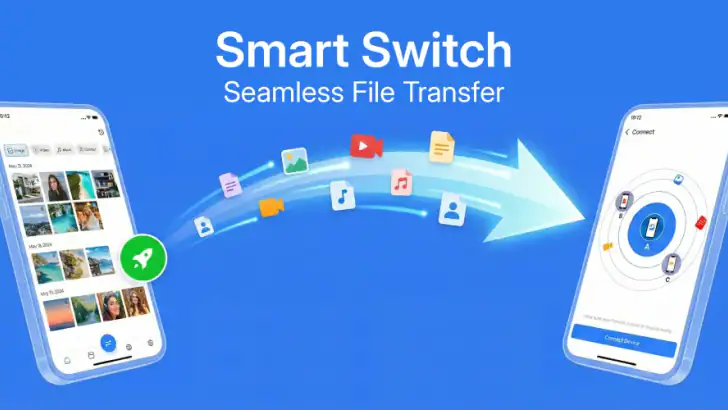 Smart Switch - File Transfer feature graphic